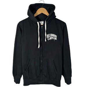 Billionaire Boys Club Full Zip Logo Hoodie Size Mens Small Black